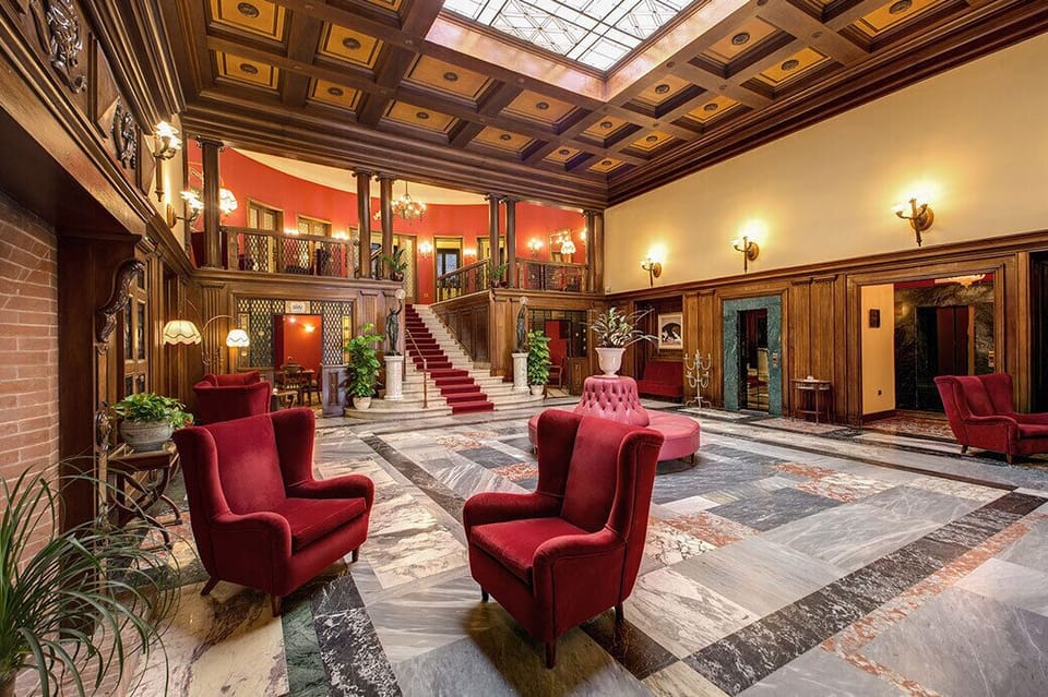 Lobby sitting area