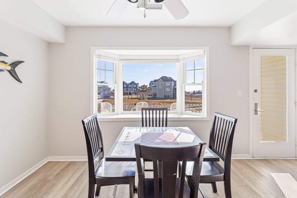 Game Table — Perfect for family game nights, puzzles, or remote work during your stay.