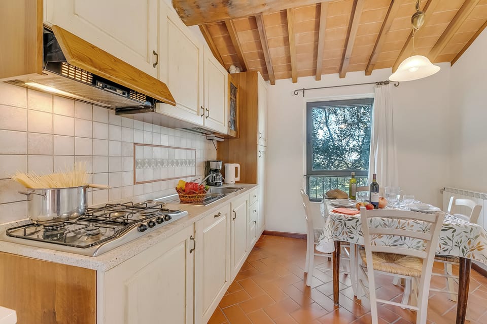 Kitchen and dining area