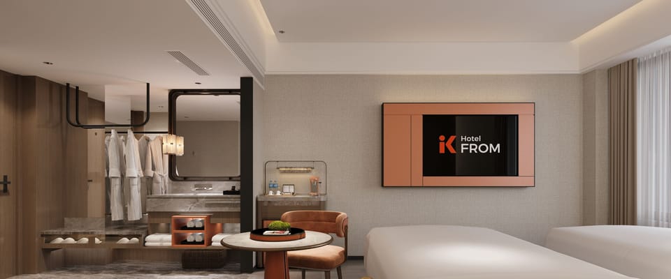 Premium bedding, down comforters, pillowtop beds, in-room safe