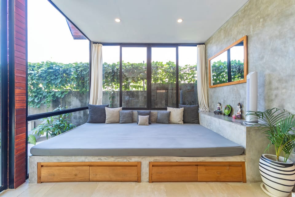 Deluxe Villa, 2 Bedrooms, Private Pool, Pool View | Living area | 42-inch Smart TV with digital channels, Netflix, streaming services