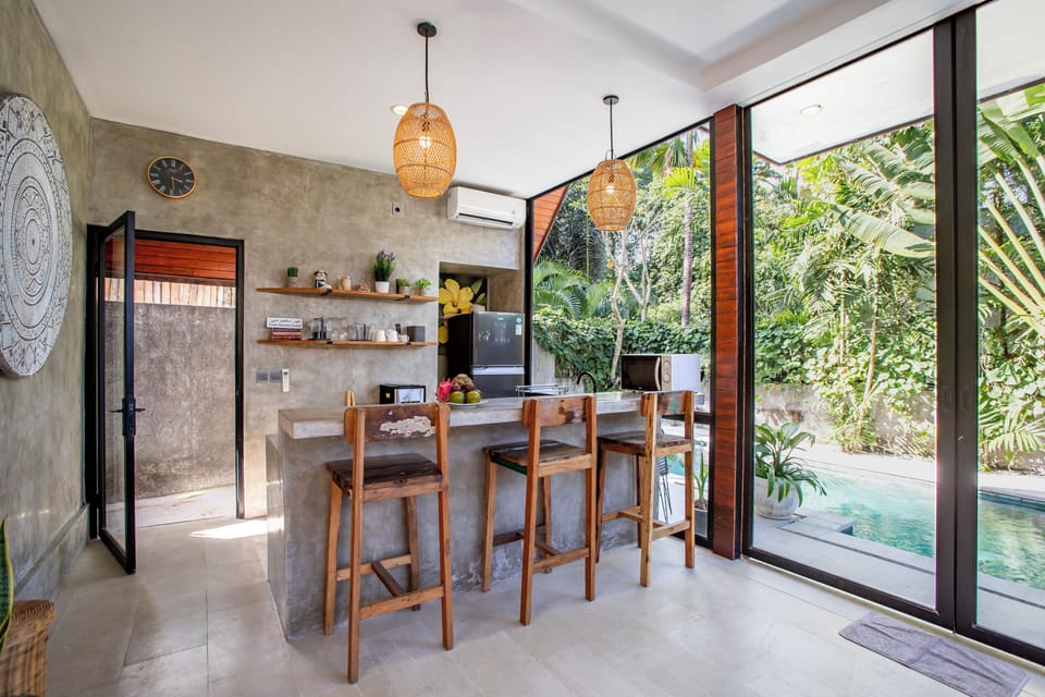 Deluxe Villa, 2 Bedrooms, Private Pool, Pool View | Private kitchen | Coffee/tea maker, electric kettle, toaster, rice cooker