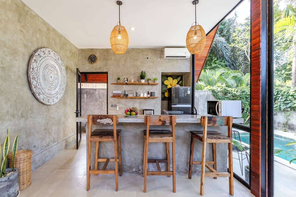 Deluxe Villa, 2 Bedrooms, Private Pool, Pool View | Private kitchen | Coffee/tea maker, electric kettle, toaster, rice cooker