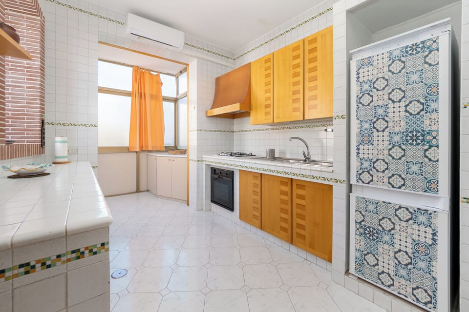 Comfort Apartment, Balcony, Partial Sea View | Private kitchen | Fridge, oven, stovetop, espresso maker