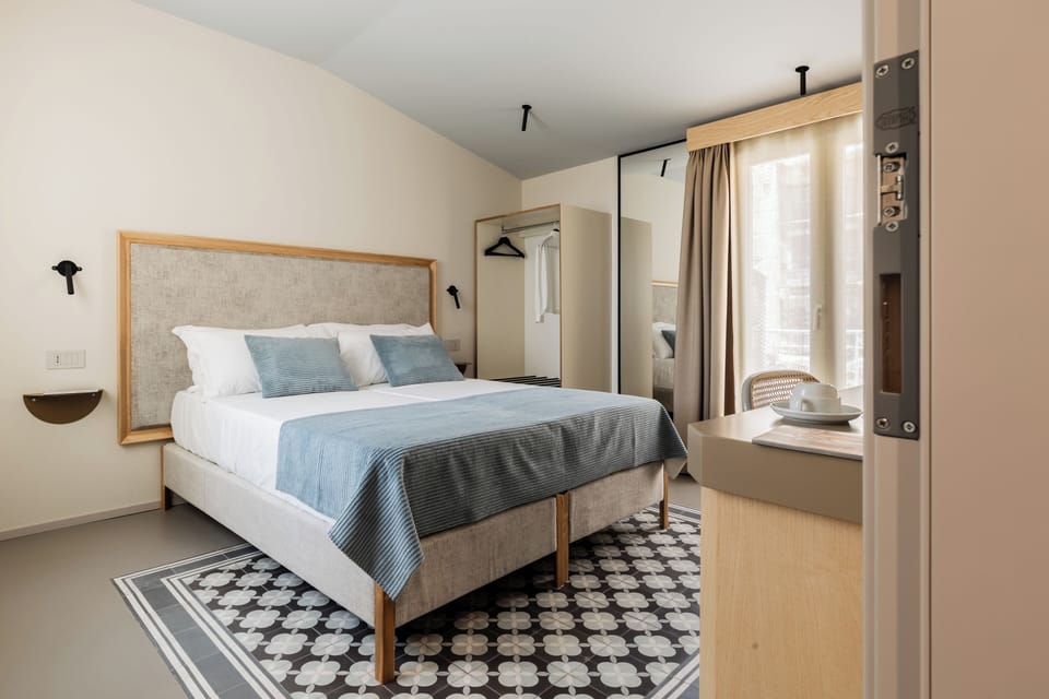 Superior Double Room, Sea View | In-room safe, blackout drapes, soundproofing, iron/ironing board