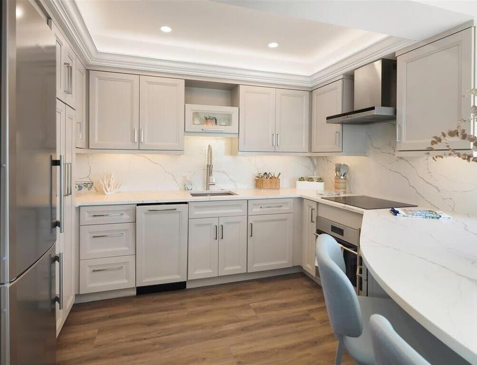 Bright White Kitchen