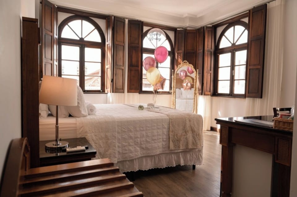 Celebrate cozy nights with airy windows and elegant wood accents
