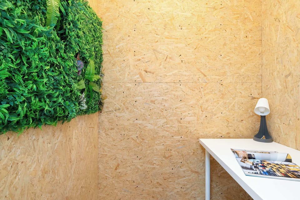 The additional room, which can be used as a place for remote work or as a storage space.