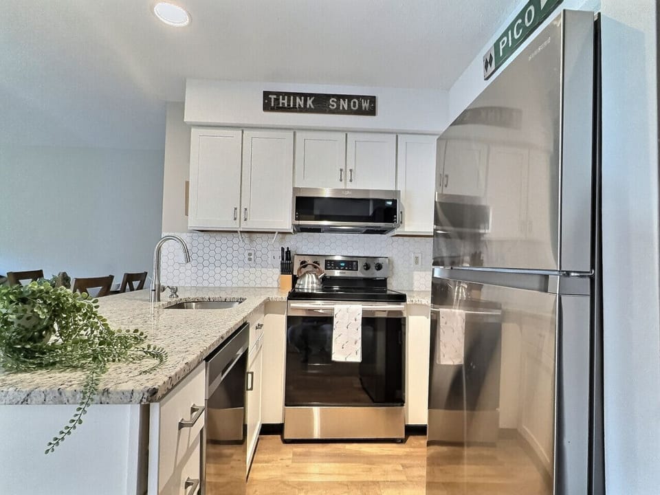 Prepare delicious meals in our fully updated kitchen