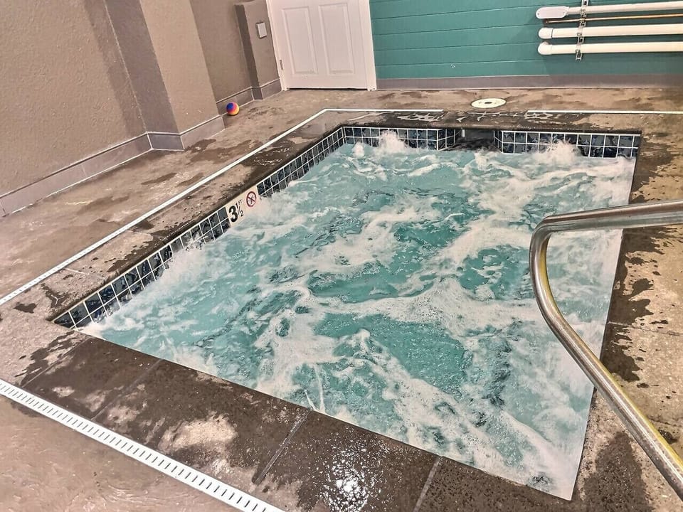 One of the hot tubs!