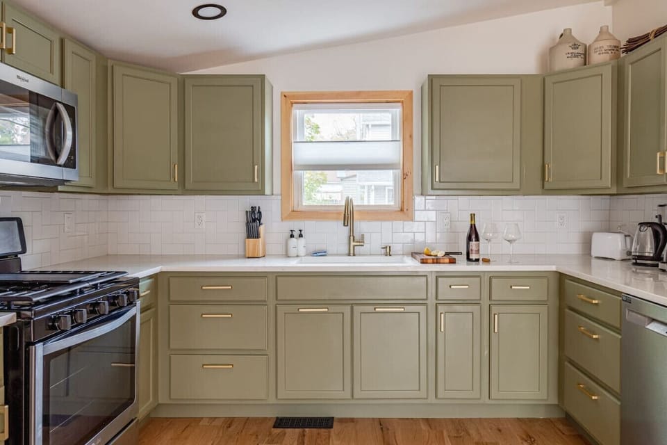 A large kitchen designed for culinary adventures: what will you cook up today?