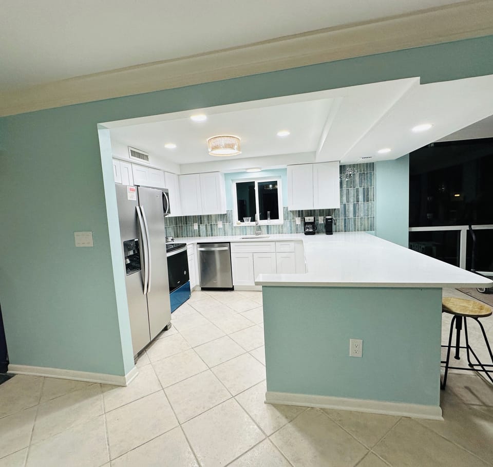 Cooking is a breeze and you'll be connected to all the action in this kitchen!