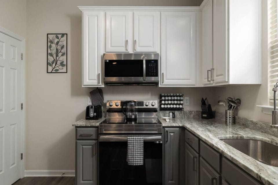 We have a full spice rack available so you can cook with ease while traveling.