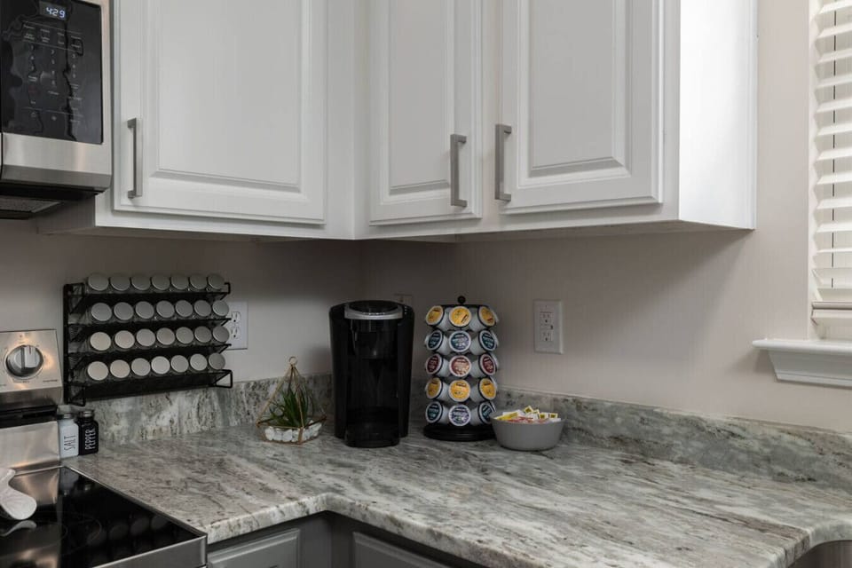 Coffee and tea station to jump start your morning!