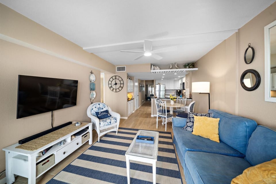 Curl up with a good book in the inviting living room