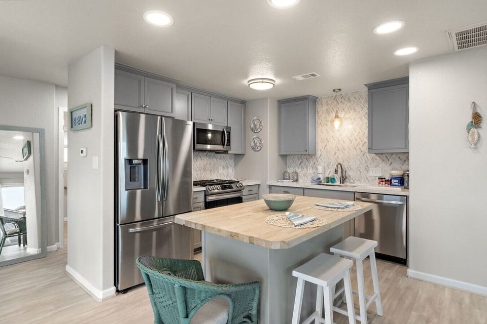 Whip up delicious meals in this charming kitchen
