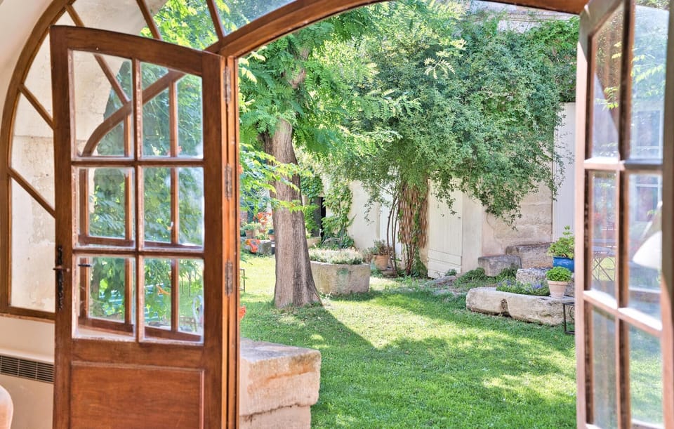 outside