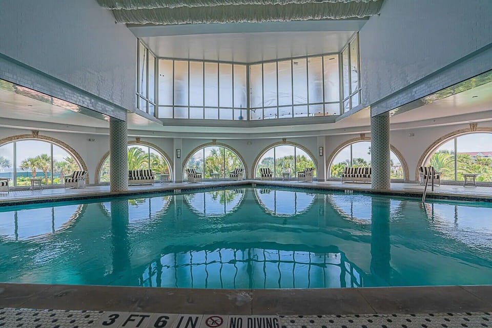 Indoor pool open year-round