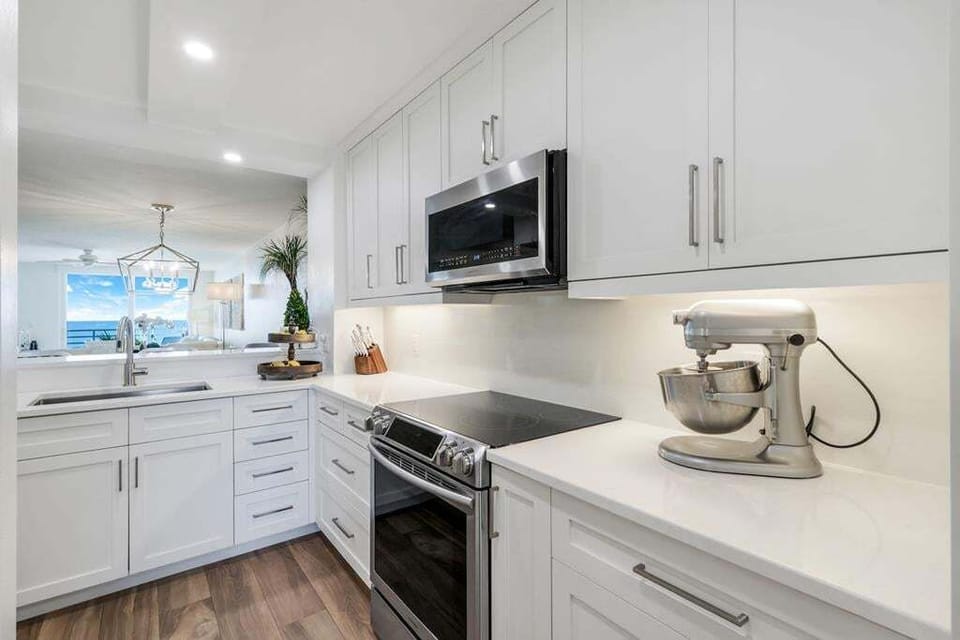 Bright White Kitchen