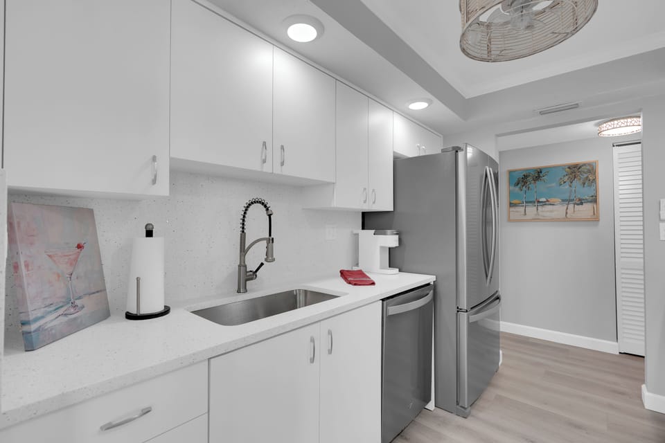 nicely updated kitchen Marina Towers 203