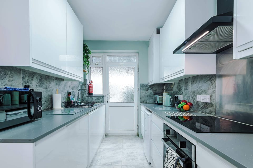 The kitchen is fully equipped with all the essentials for easy meal preparation, ideal for families travelling together.