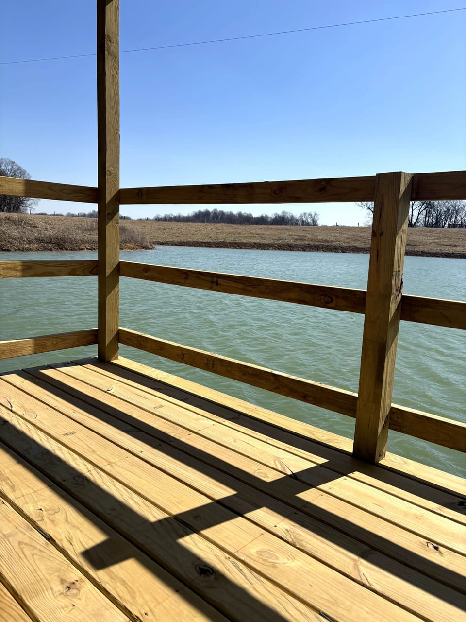 Great view off the dock.