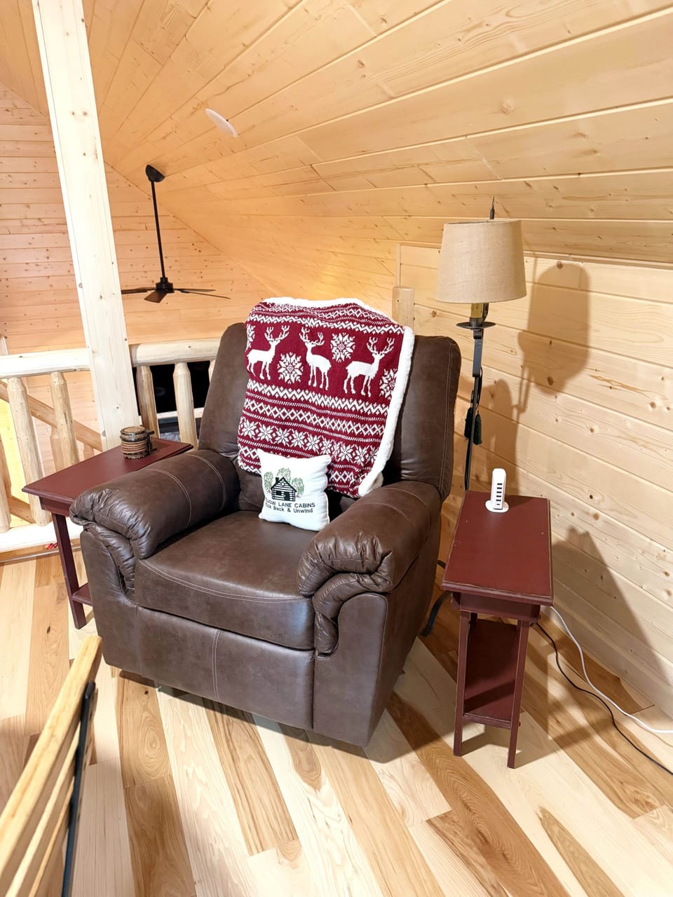 Looking to get away?  This little nook is the perfect place to get away to read a good book.