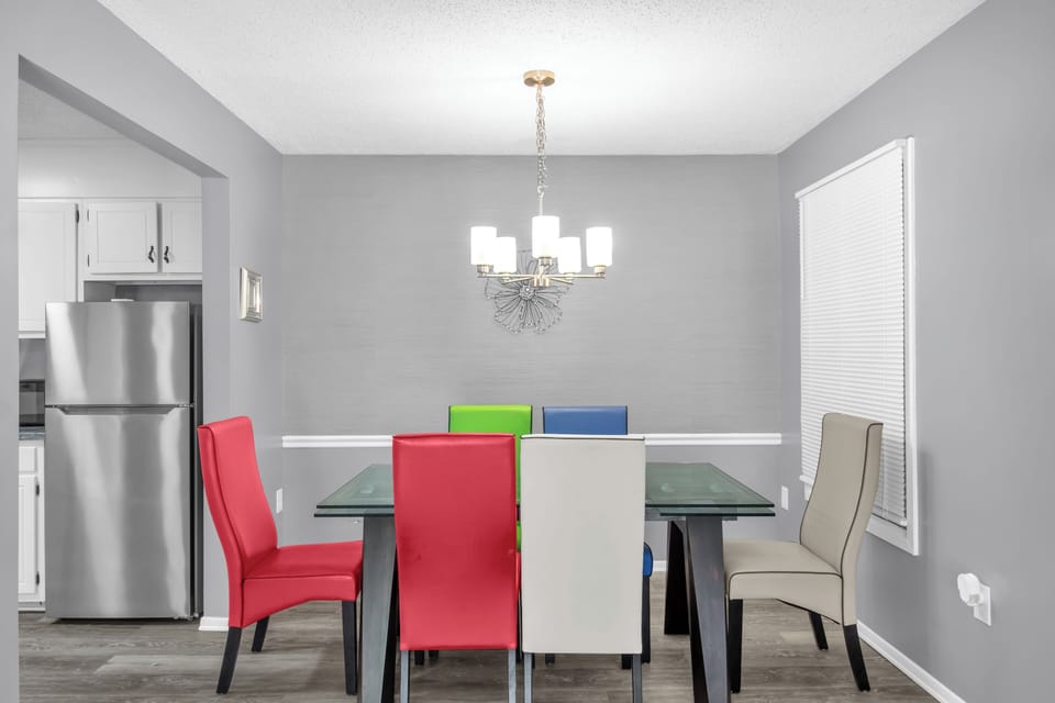 Perfect for remote work or enjoying shared meals.