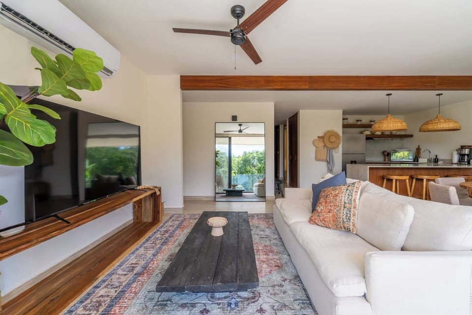 Open Space Living Area with Smart TV