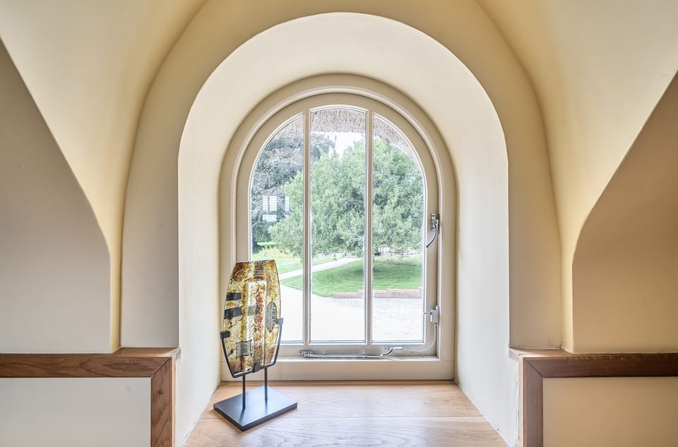 Coach House, Athelhampton, Dorchester: The view from the landing