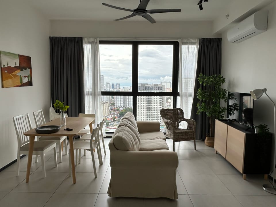 Comfort Apartment, City View | Living area | 43-inch Smart TV with cable channels, Netflix, streaming services