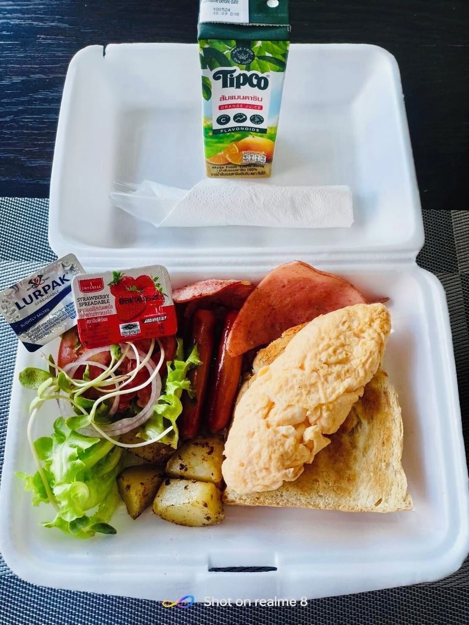 Daily to-go breakfast for a fee