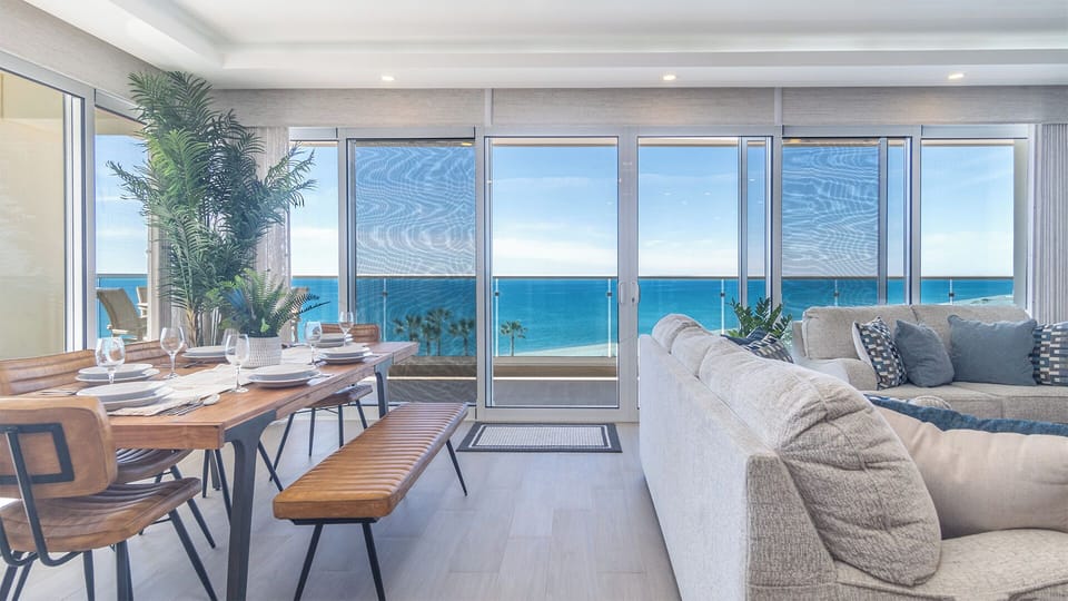 Condo, Multiple Beds, Balcony, Ocean View (Encantame Towers Viento 405) | Living area | 42-inch flat-screen TV with digital channels