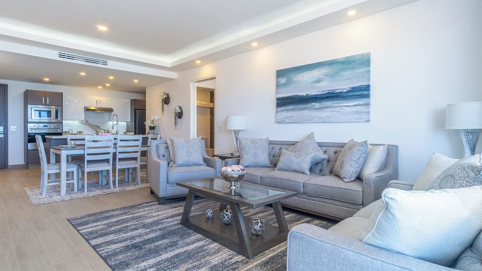 Condo, Multiple Beds, Balcony, Ocean View (Encantame Towers Viento 304) | Living area | 42-inch flat-screen TV with digital channels