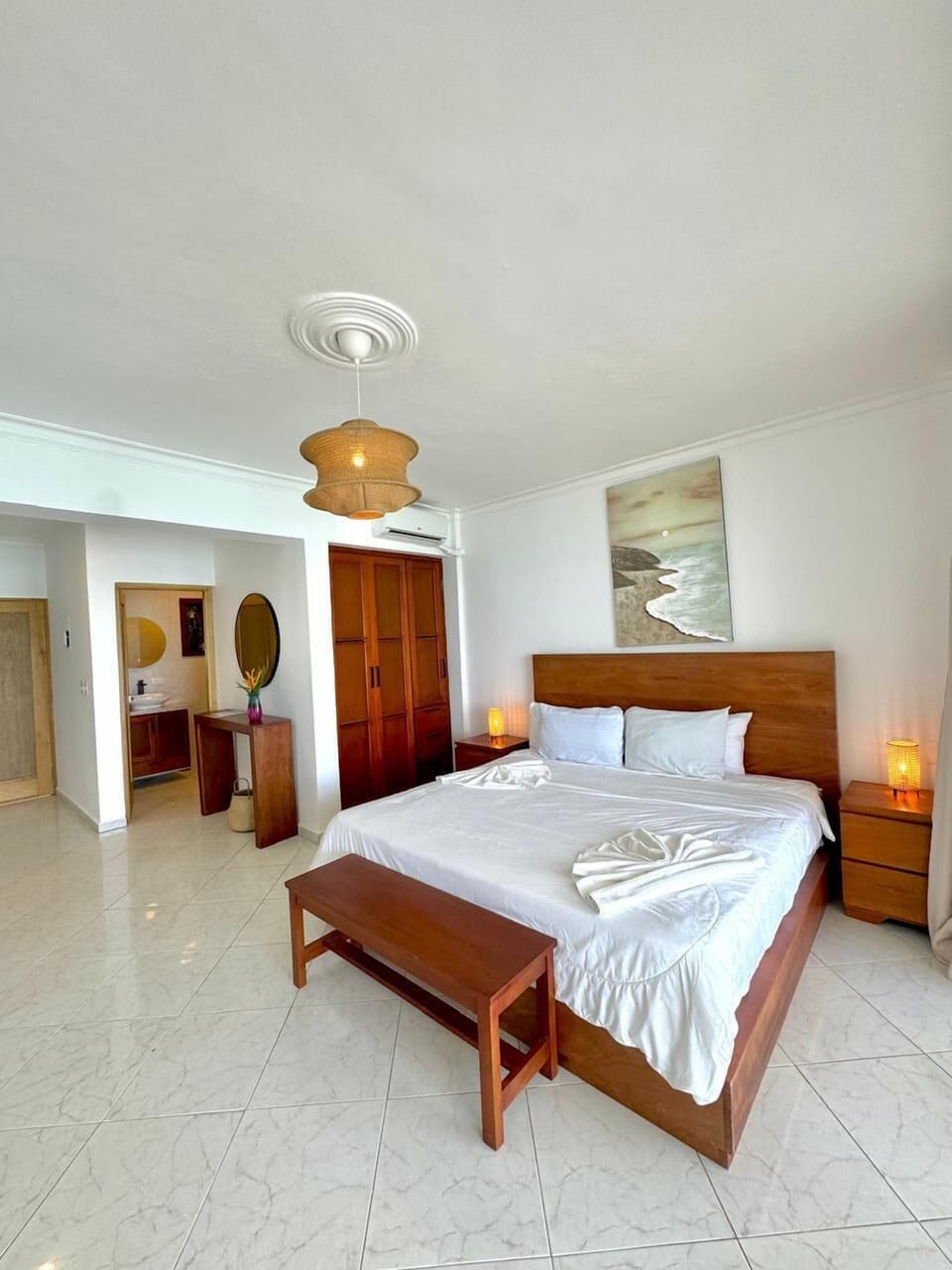 Studio, Sea View | In-room safe, blackout drapes, WiFi (free), bed sheets
