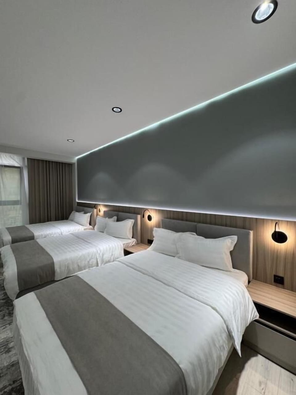 In-room safe, desk, laptop workspace, blackout drapes