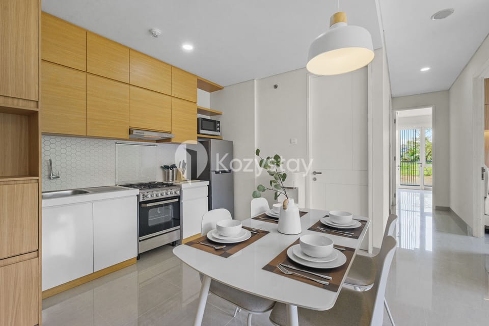Apartment, 2 Bedrooms, Garden View | Dining room