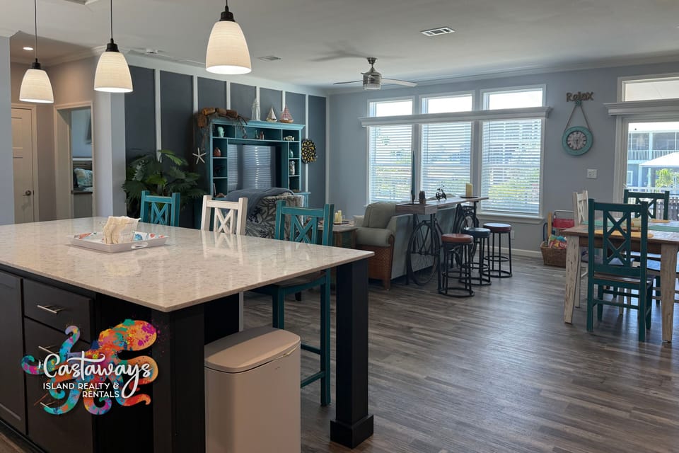 Open Concept - Living and Dining