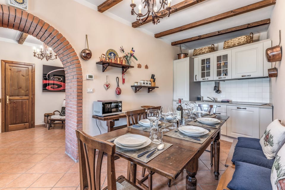 Duplex, Balcony, Mountain View | Private kitchen | Fridge, microwave, stovetop, dishwasher