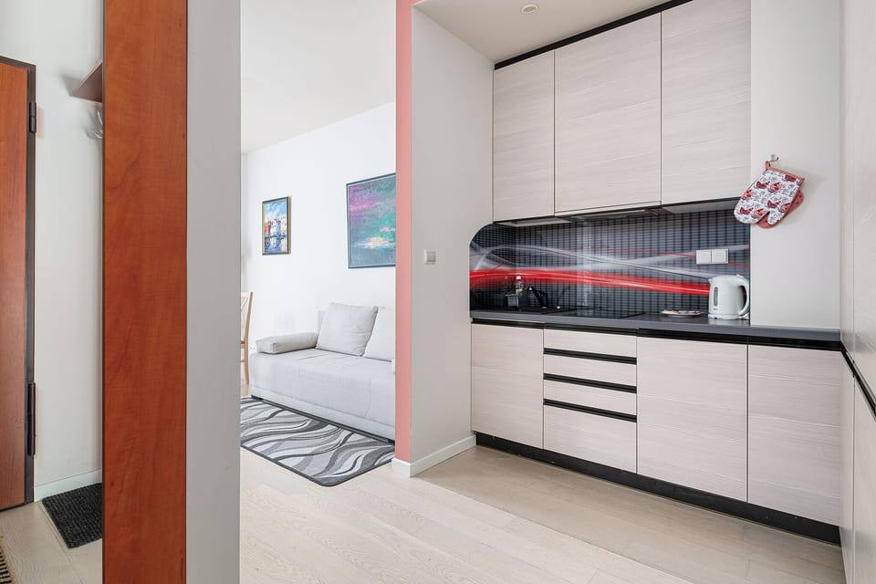 Apartment, Balcony | Private kitchenette | Electric kettle