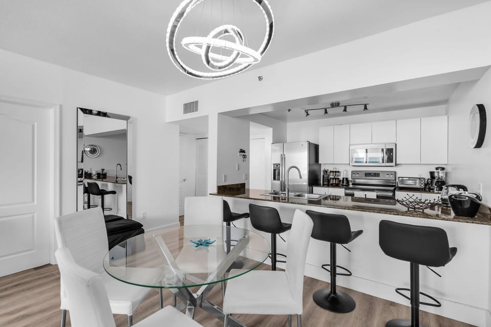 Live like a local in this city-view apartment with modern decor and cozy touches—perfect for solo travelers or couples.
