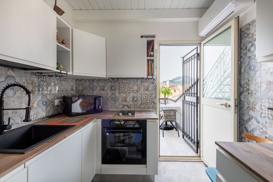 Apartment, 1 Bedroom, Balcony | Private kitchen | Espresso maker, coffee/tea maker, electric kettle, toaster