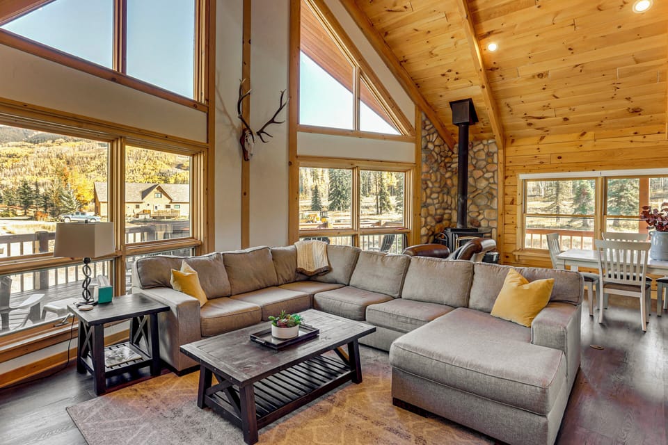Living Room | Smart TV | Wood-Burning Stove | Main Level