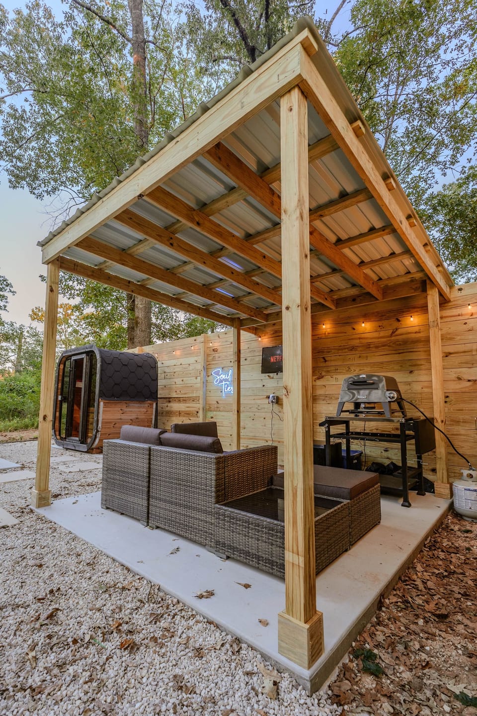 Grill, Sauna, Relax