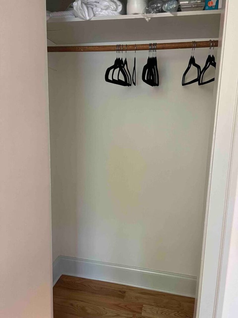 Closet with plenty of hanging space