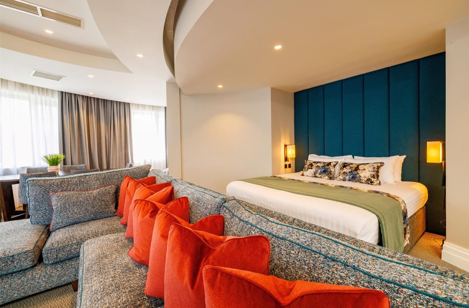 In-room safe, desk, iron/ironing board, free cribs/infant beds