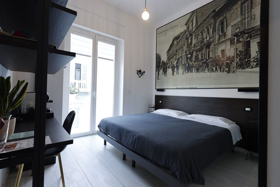 Comfort Double or Twin Room, 1 Queen Bed, Private Bathroom, City View | In-room safe, laptop workspace, soundproofing, iron/ironing board