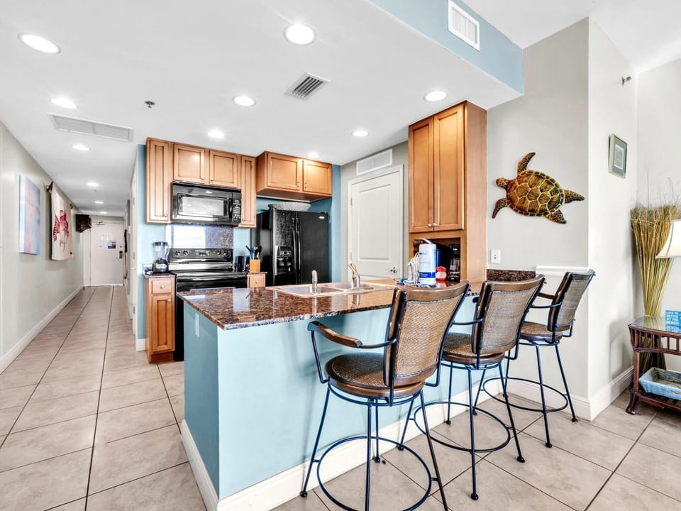 Condo, Multiple Beds (Sterling Breeze 1103) | Private kitchen | Oven, cookware/dishes/utensils
