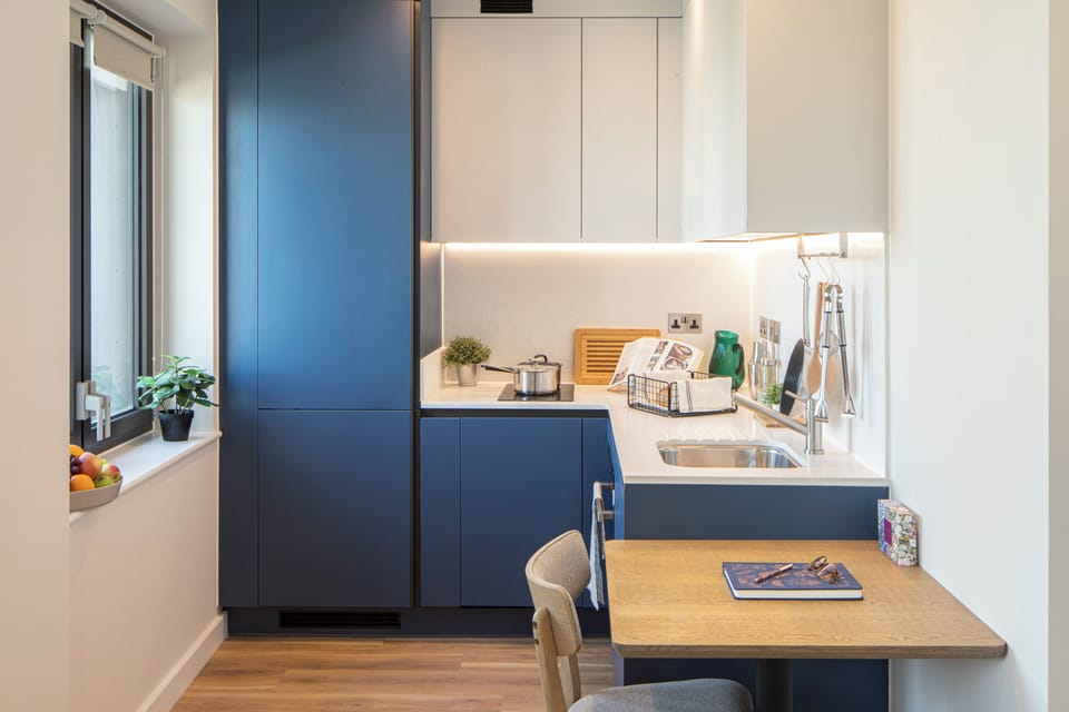Studio, Non Smoking, City View | Private kitchen | Electric kettle