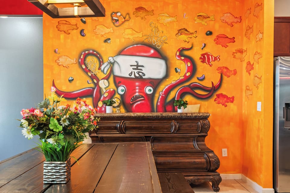 Monsters Ink Themed Dining Room
